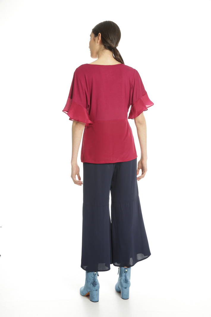 Top con maniche a balza Fashion Market Top con maniche a balza Fashion Market
