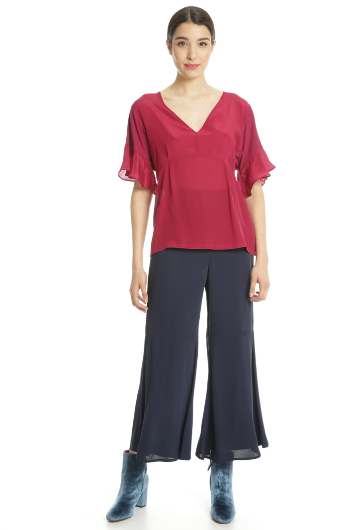 Top con maniche a balza Fashion Market Top con maniche a balza Fashion Market