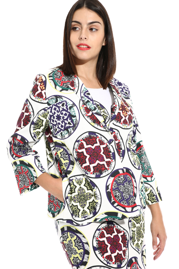 Giacca in puro cotone stampato Fashion Market Giacca in puro cotone stampato Fashion Market