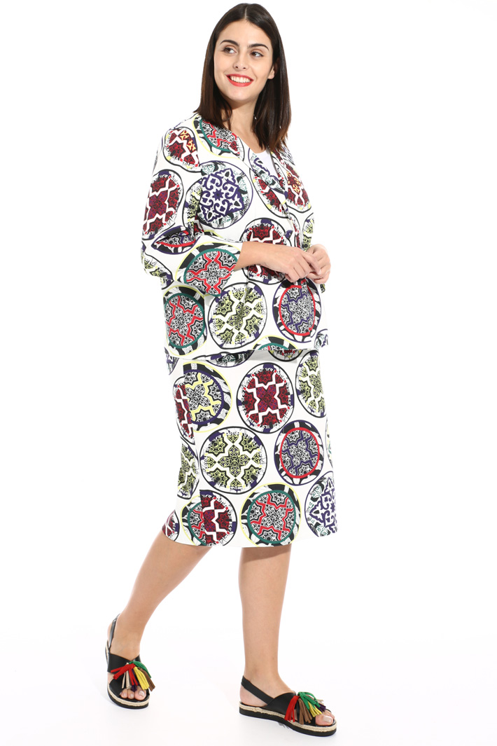 Gonna tubino in puro cotone Fashion Market Gonna tubino in puro cotone Fashion Market