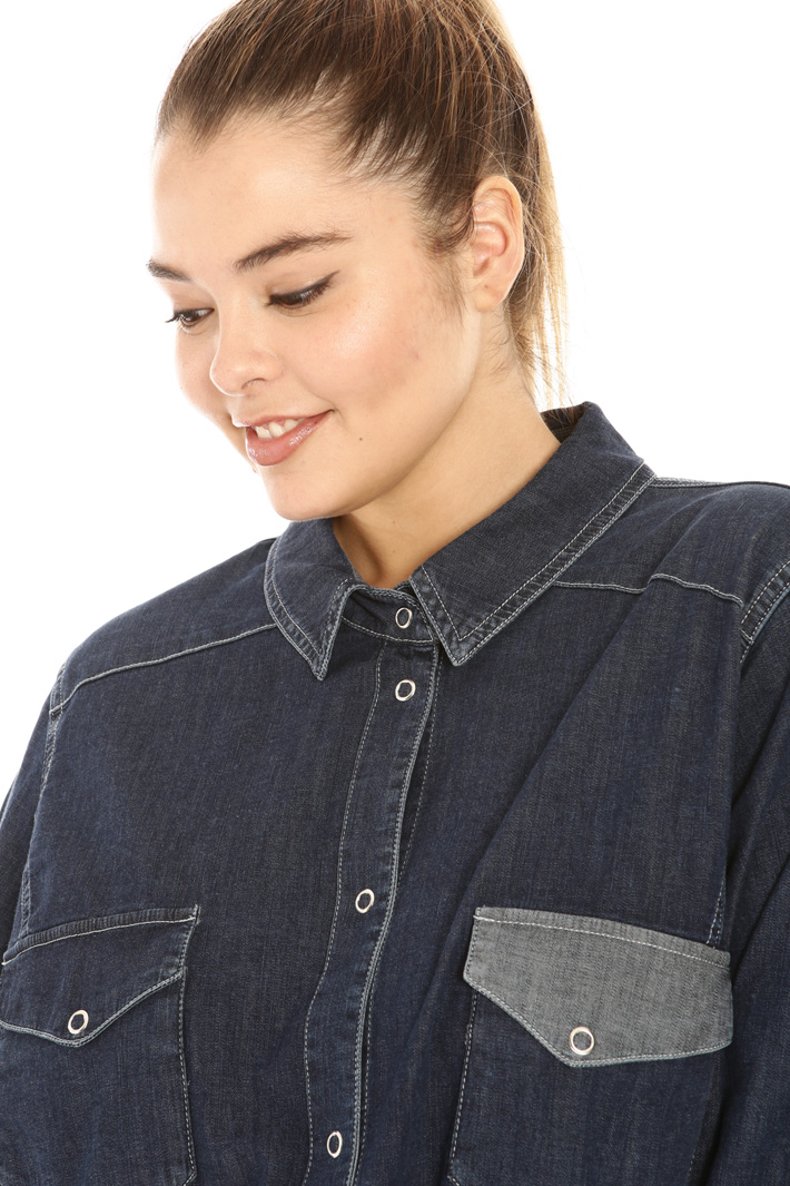 Camicia in denim leggero Fashion Market Camicia in denim leggero Fashion Market