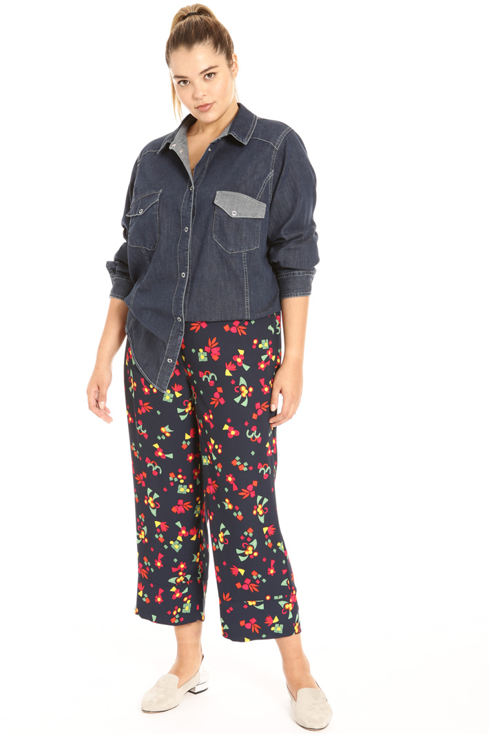 Camicia in denim leggero Fashion Market Camicia in denim leggero Fashion Market