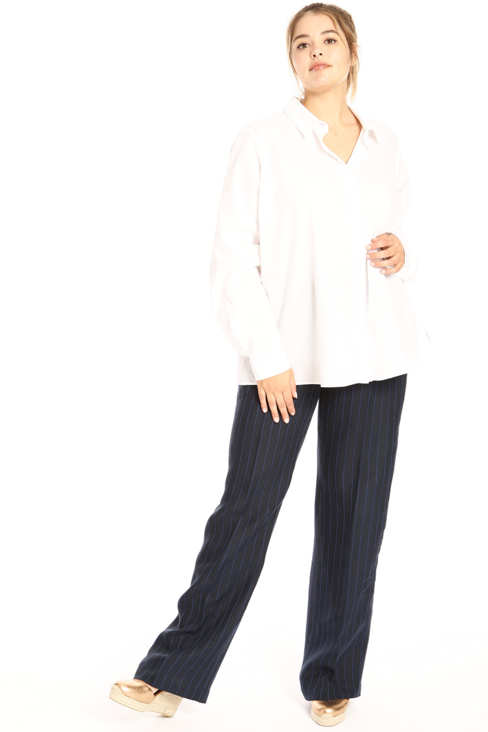 Camicia in popeline di cotone Fashion Market Camicia in popeline di cotone Fashion Market