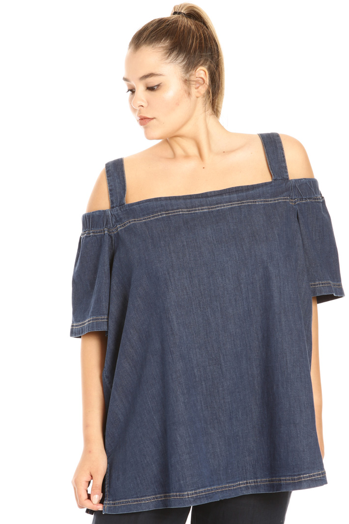 Casacca in denim leggero Fashion Market Casacca in denim leggero Fashion Market