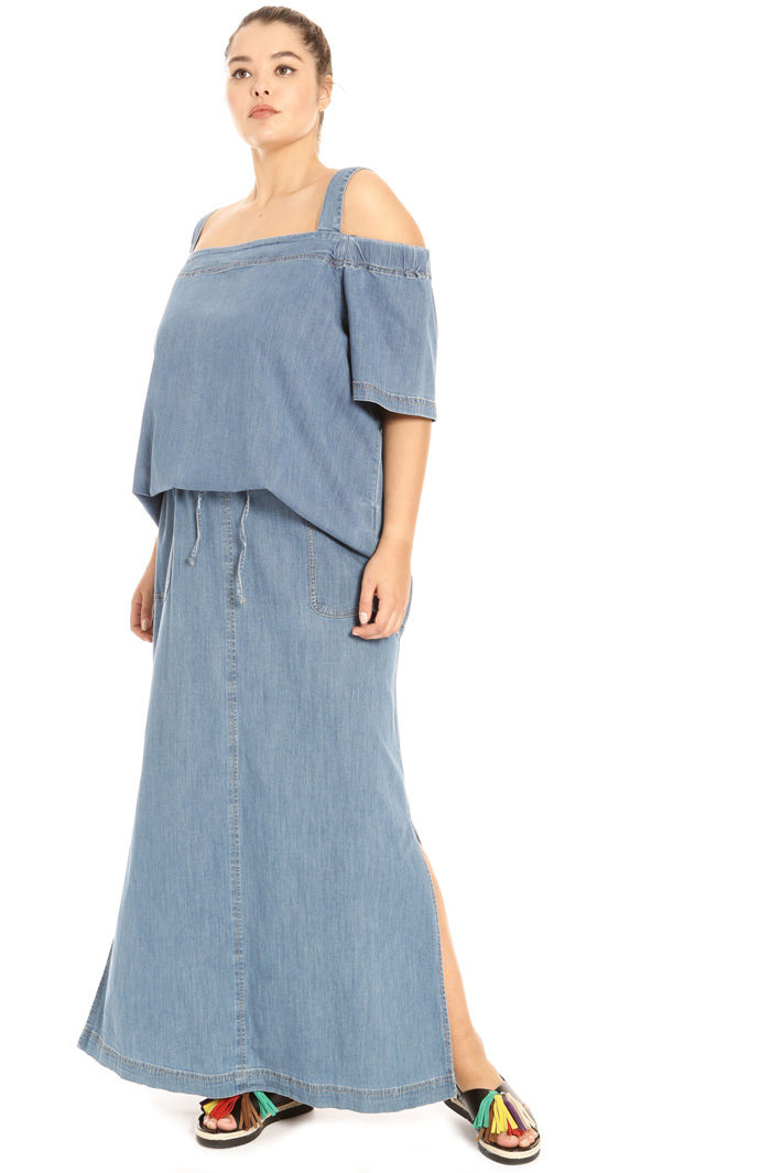 Casacca in denim leggero Fashion Market Casacca in denim leggero Fashion Market