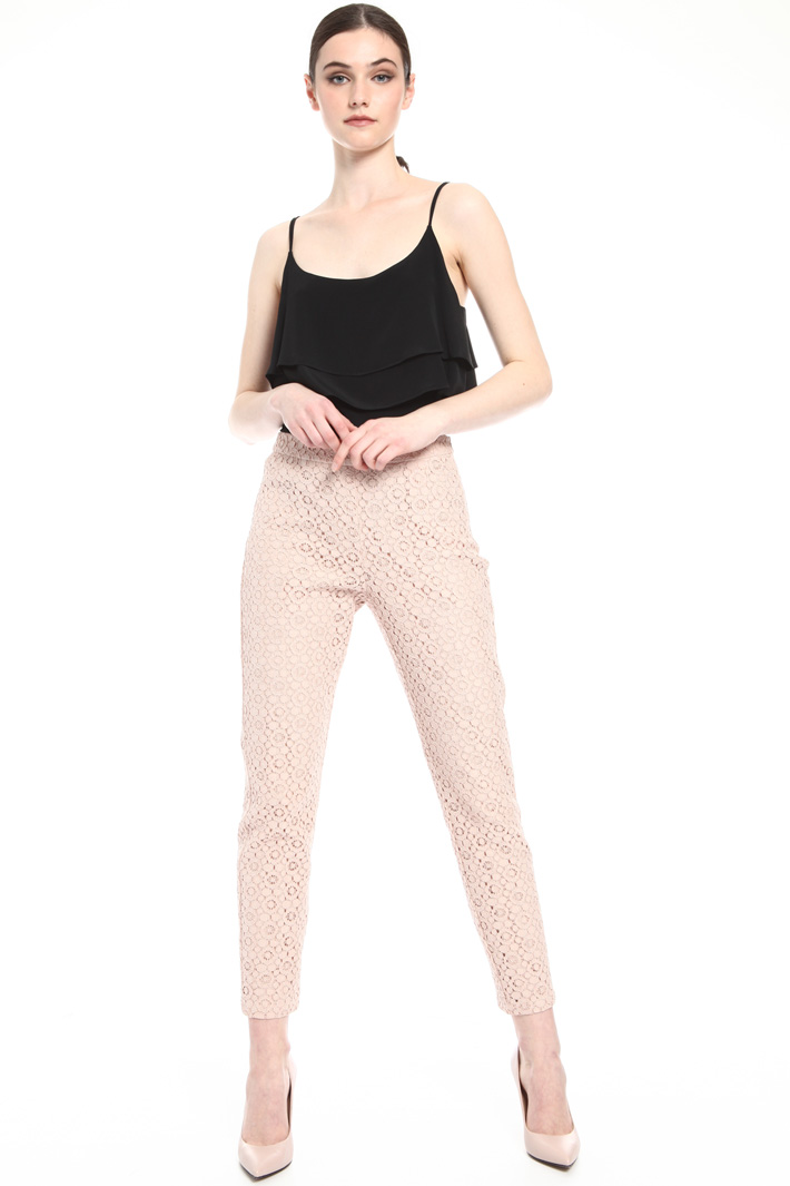 Pantaloni in pizzo macramé Fashion Market Pantaloni in pizzo macramé Fashion Market
