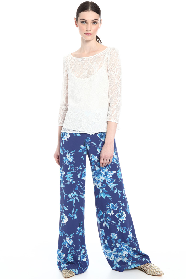 Pantaloni in georgette Fashion Market Pantaloni in georgette Fashion Market