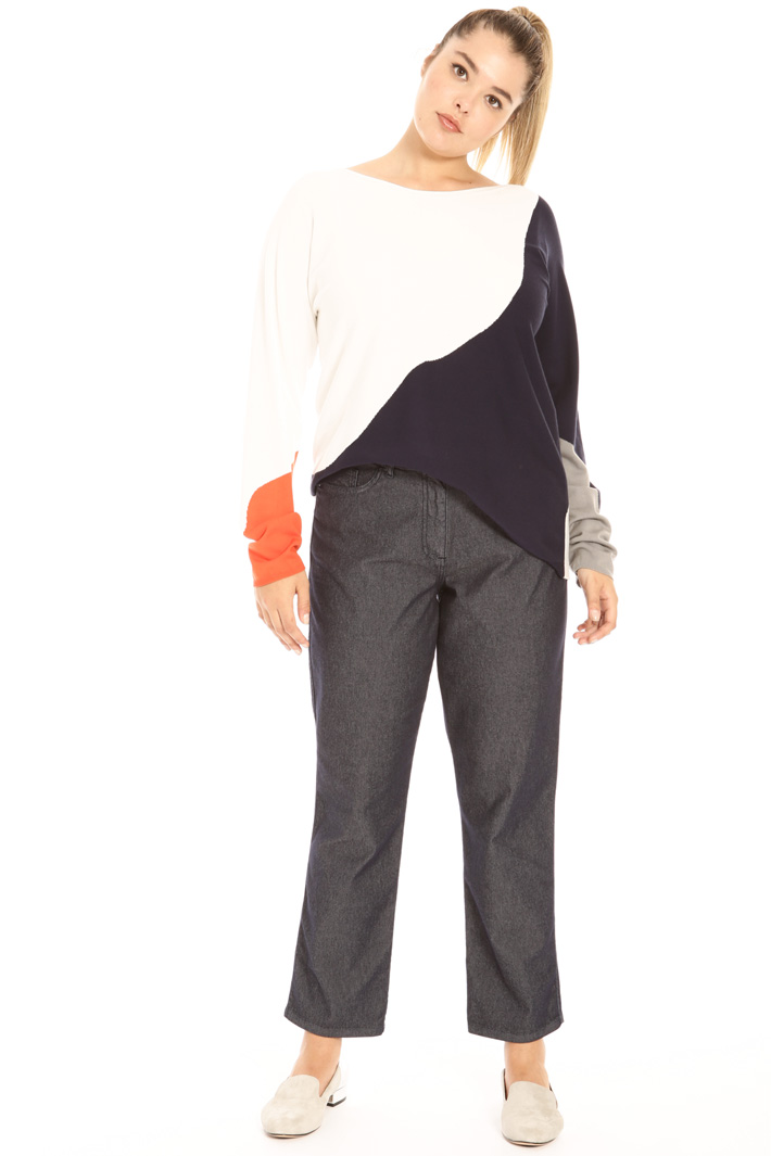 Jeans in denim di cotone Fashion Market Jeans in denim di cotone Fashion Market
