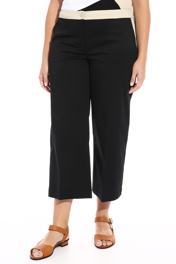 Pantaloni in raso di cotone Fashion Market Pantaloni in raso di cotone Fashion Market