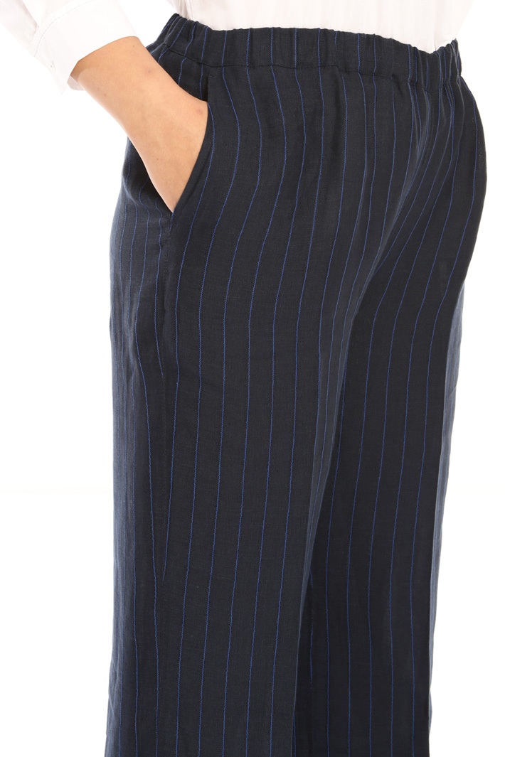 Pantaloni lunghi in puro lino Fashion Market Pantaloni lunghi in puro lino Fashion Market