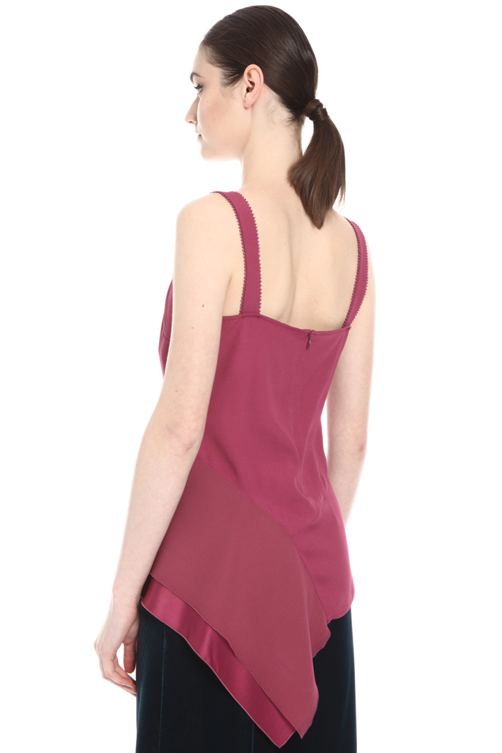 Top in envers satin con ricamo Fashion Market Top in envers satin con ricamo Fashion Market