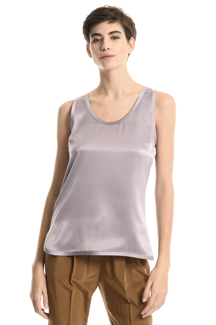 Top in raso di pura seta Fashion Market Top in raso di pura seta Fashion Market