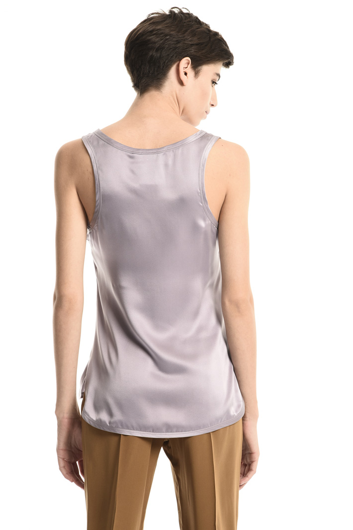Top in raso di pura seta Fashion Market Top in raso di pura seta Fashion Market