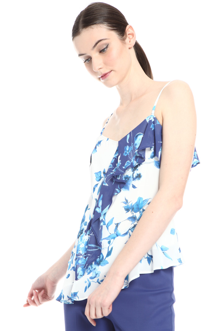 Top in georgette fluido Fashion Market Top in georgette fluido Fashion Market