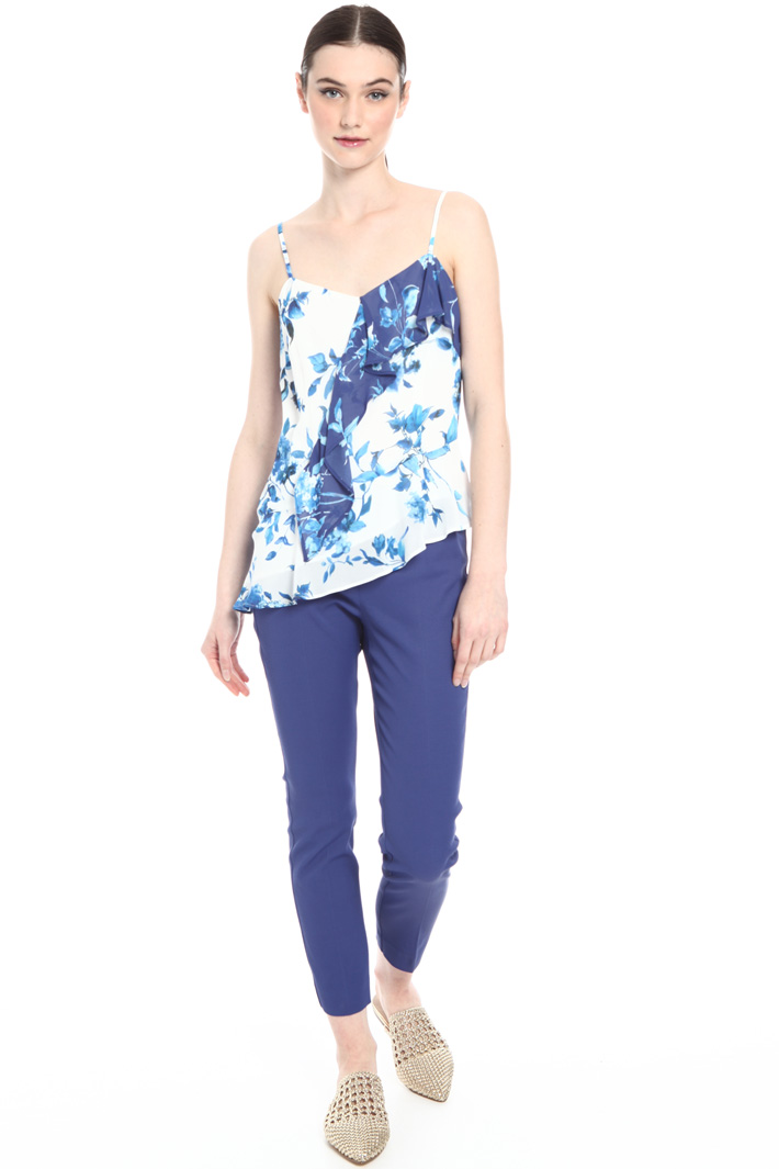 Top in georgette fluido Fashion Market Top in georgette fluido Fashion Market