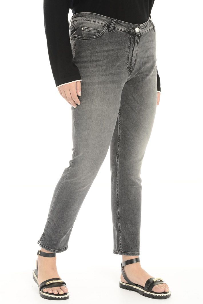 Jeans semiaderente in denim Fashion Market Jeans semiaderente in denim Fashion Market