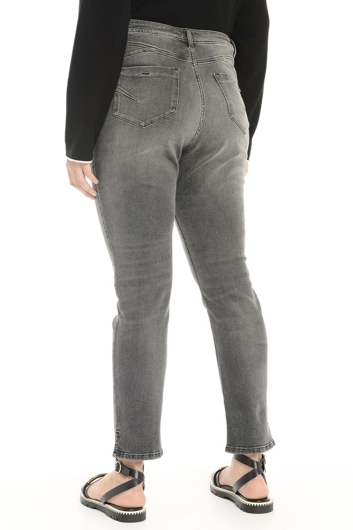 Jeans semiaderente in denim Fashion Market Jeans semiaderente in denim Fashion Market