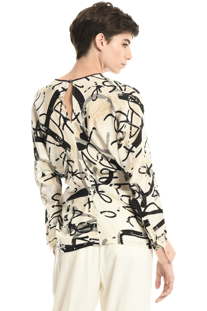 Blusa in crepe di pura seta Fashion Market Blusa in crepe di pura seta Fashion Market
