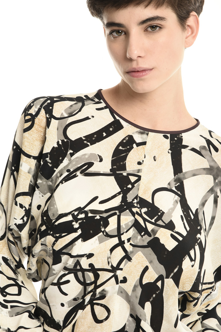 Blusa in crepe di pura seta Fashion Market Blusa in crepe di pura seta Fashion Market