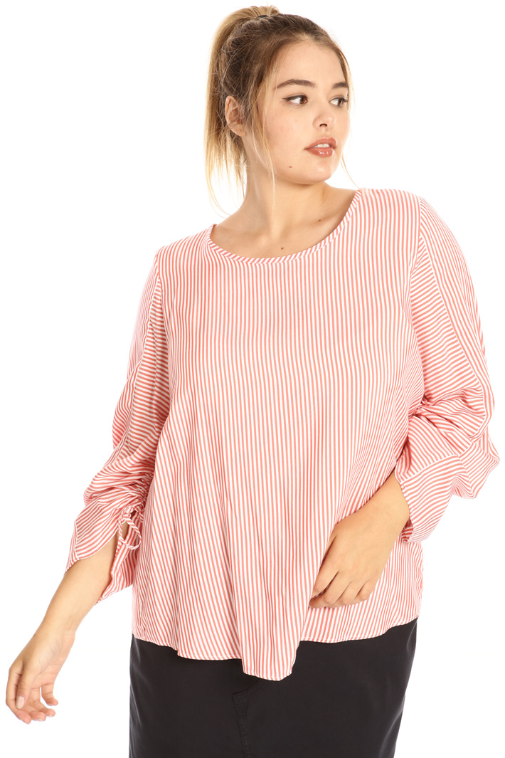 Blusa in viscosa tinto filo Fashion Market Blusa in viscosa tinto filo Fashion Market
