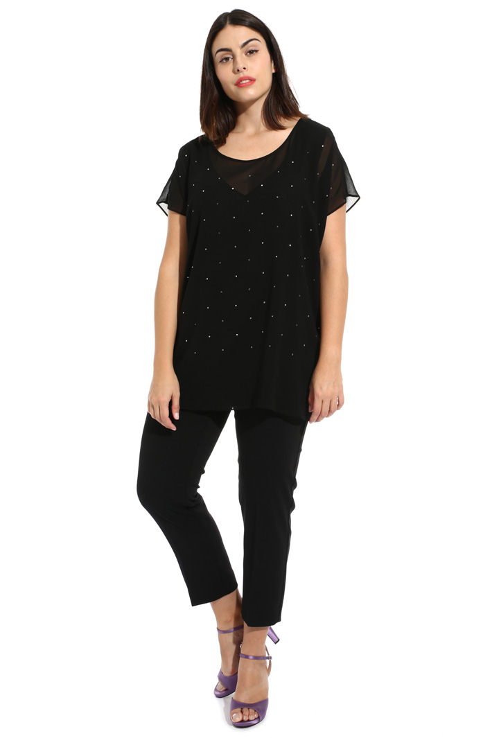Casacca in georgette ricamata Fashion Market Casacca in georgette ricamata Fashion Market