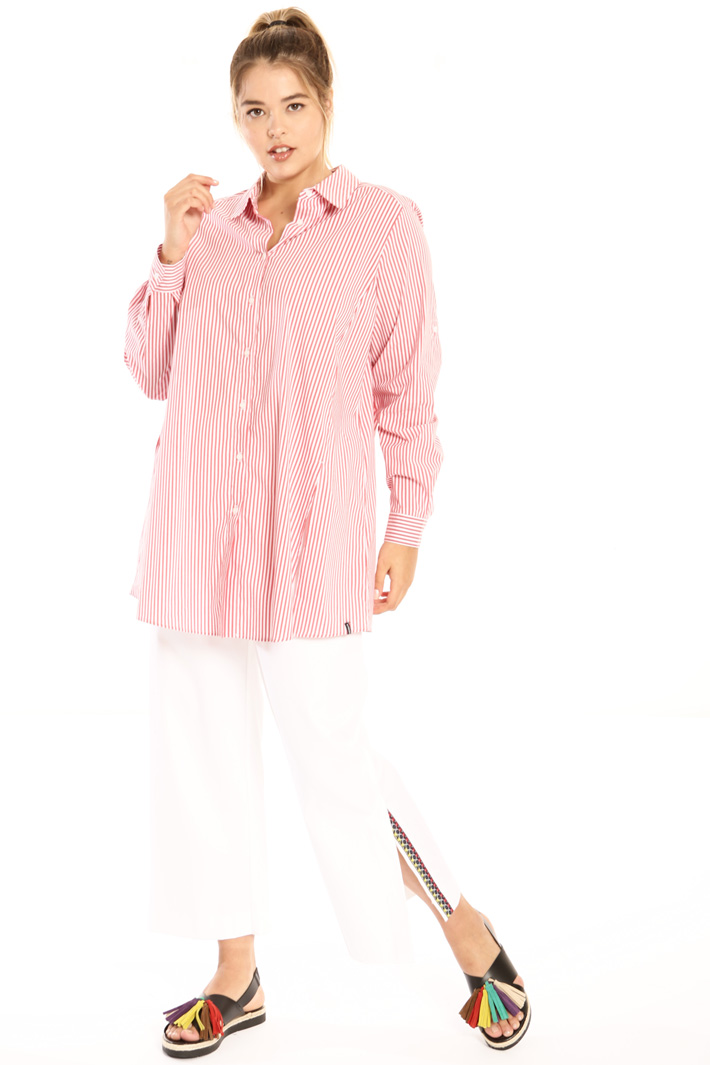 Camicia svasata in popeline Fashion Market Camicia svasata in popeline Fashion Market