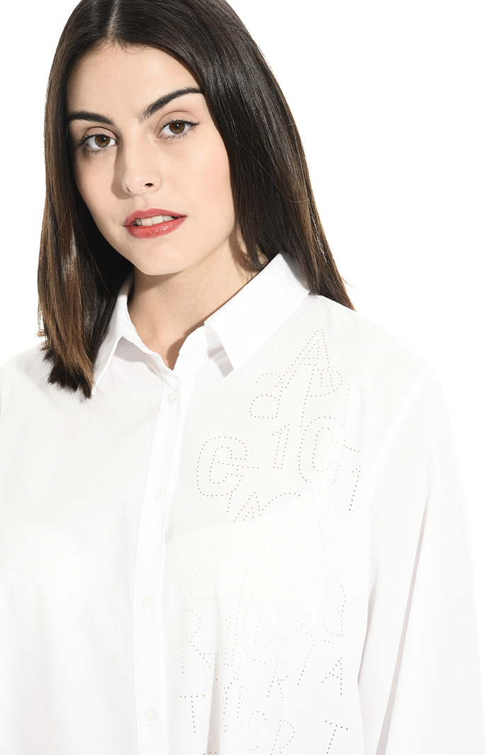 Camicia in popeline di cotone Fashion Market Camicia in popeline di cotone Fashion Market