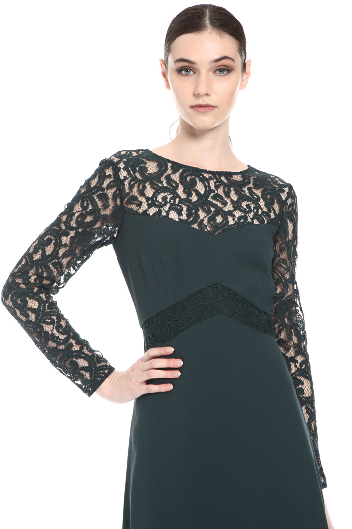 Abito corto in satin e pizzo Fashion Market Abito corto in satin e pizzo Fashion Market