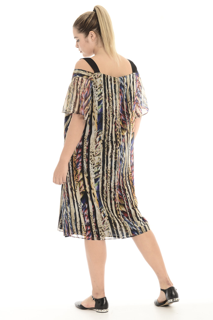 Abito in georgette stampata Fashion Market Abito in georgette stampata Fashion Market