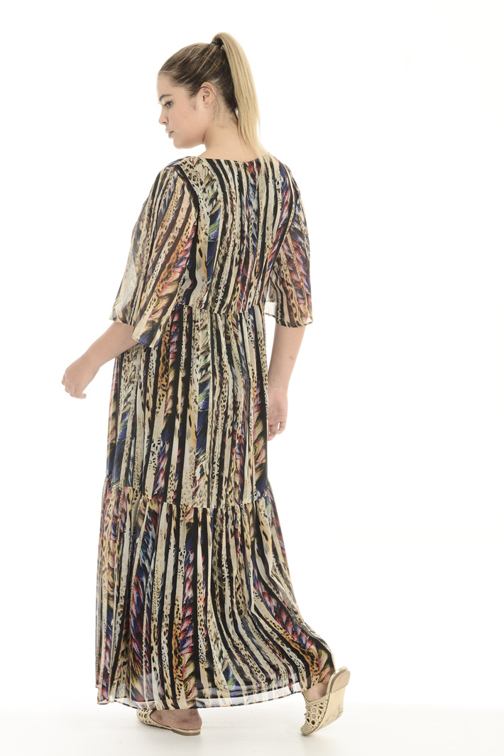 Abito in georgette stampata Fashion Market Abito in georgette stampata Fashion Market
