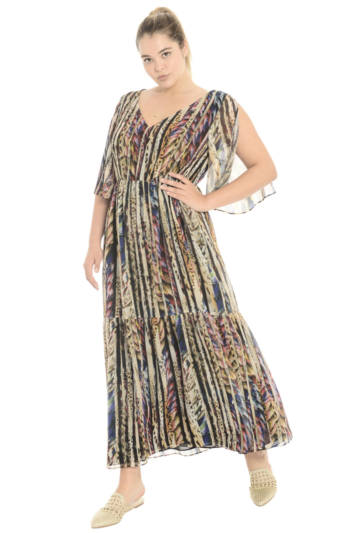 Abito in georgette stampata Fashion Market Abito in georgette stampata Fashion Market
