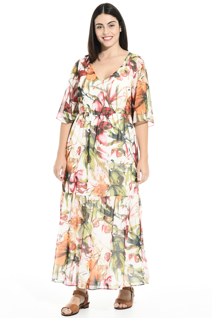 Abito in georgette stampata Fashion Market Abito in georgette stampata Fashion Market