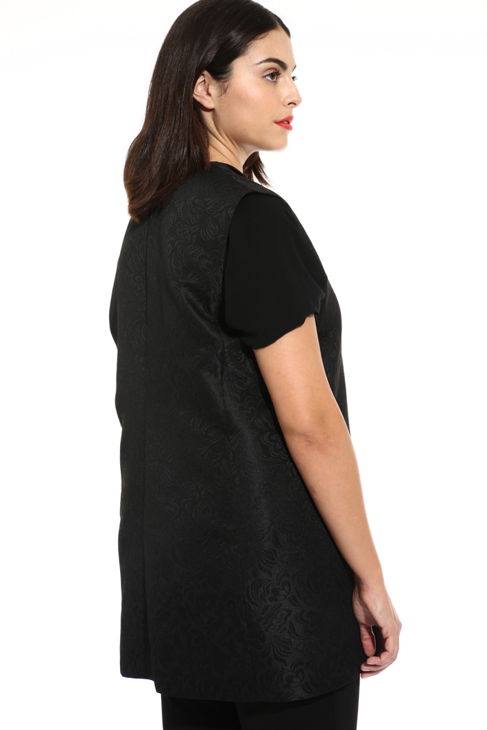 Gilet lungo jacquard Fashion Market Gilet lungo jacquard Fashion Market