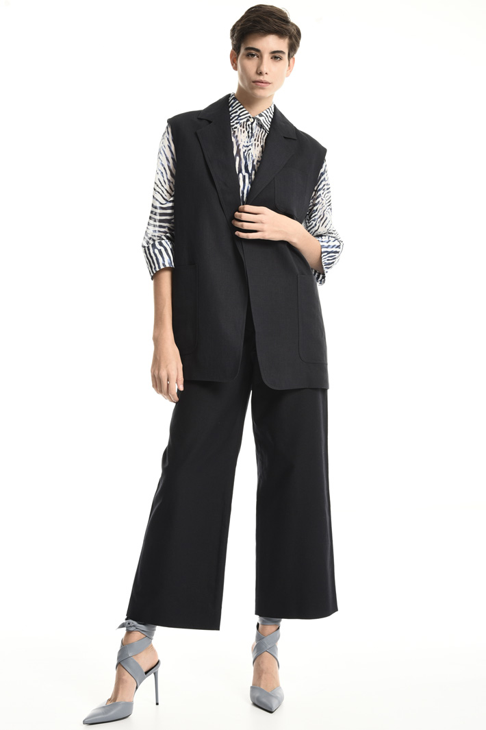 Gilet in puro lino Fashion Market Gilet in puro lino Fashion Market