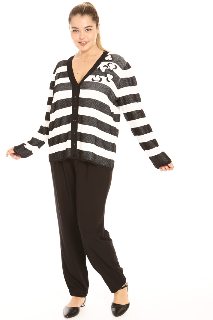 Cardigan in viscosa piquet Fashion Market Cardigan in viscosa piquet Fashion Market