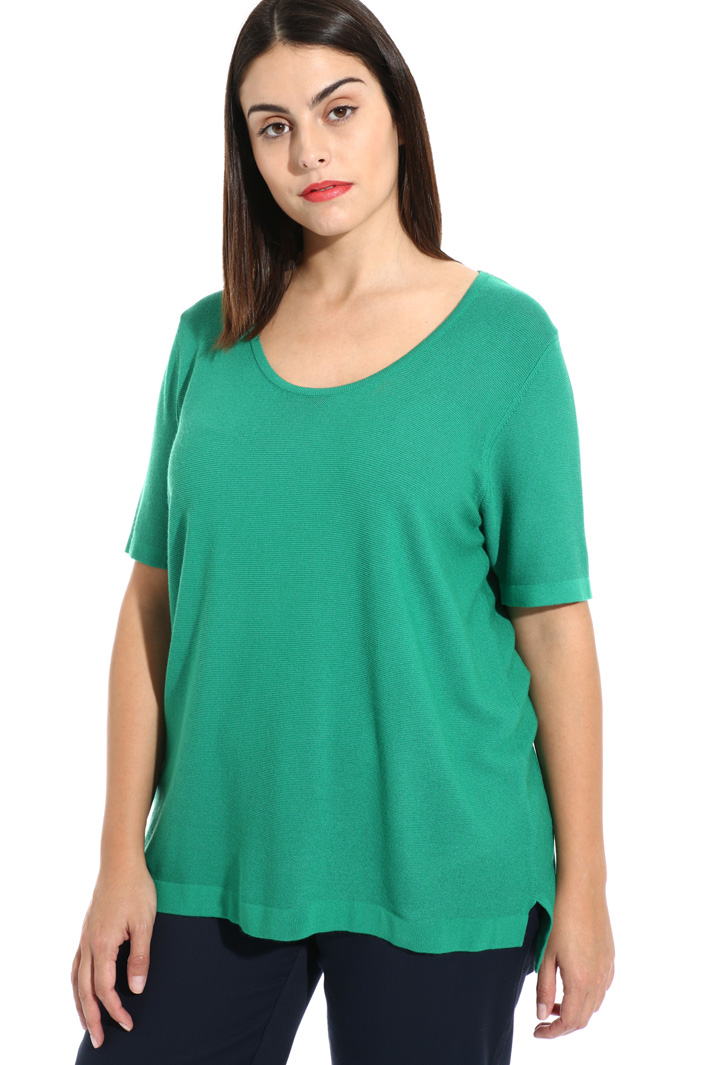 Maglia in viscosa crepe Maglia in viscosa crepe