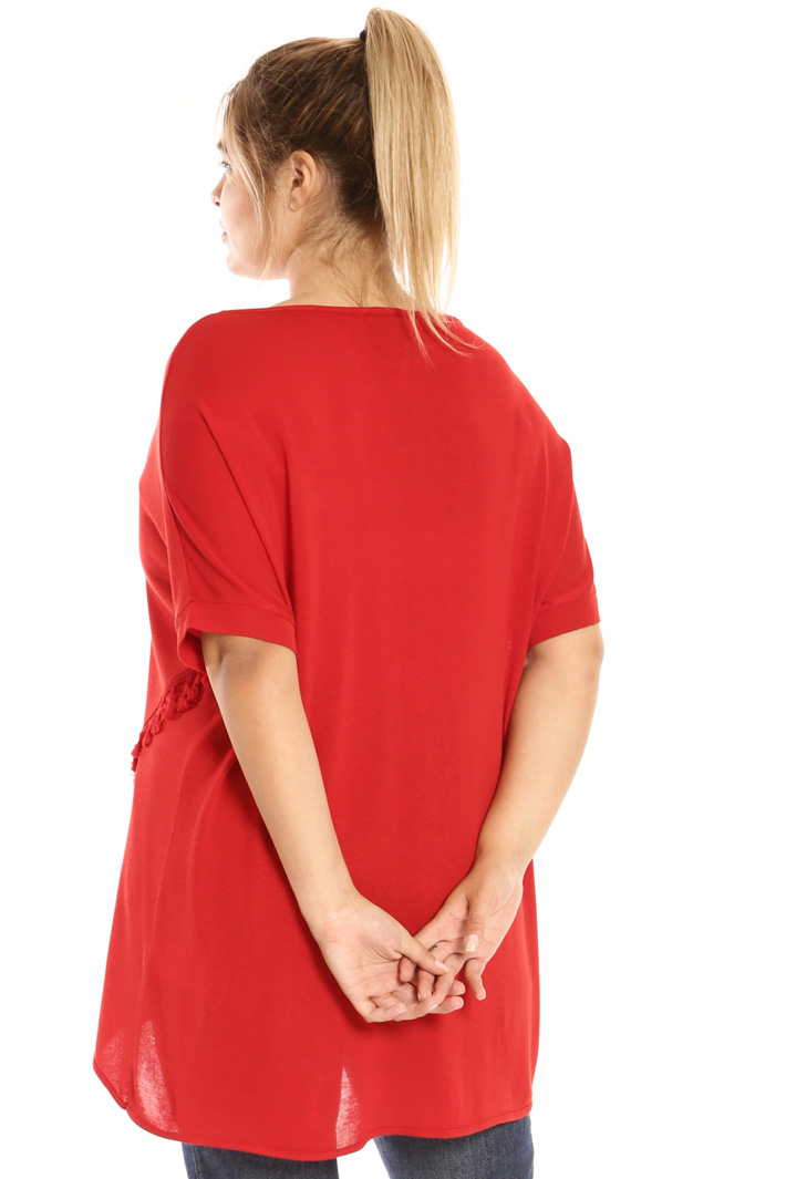 Maglia in viscosa con nappine Fashion Market Maglia in viscosa con nappine Fashion Market