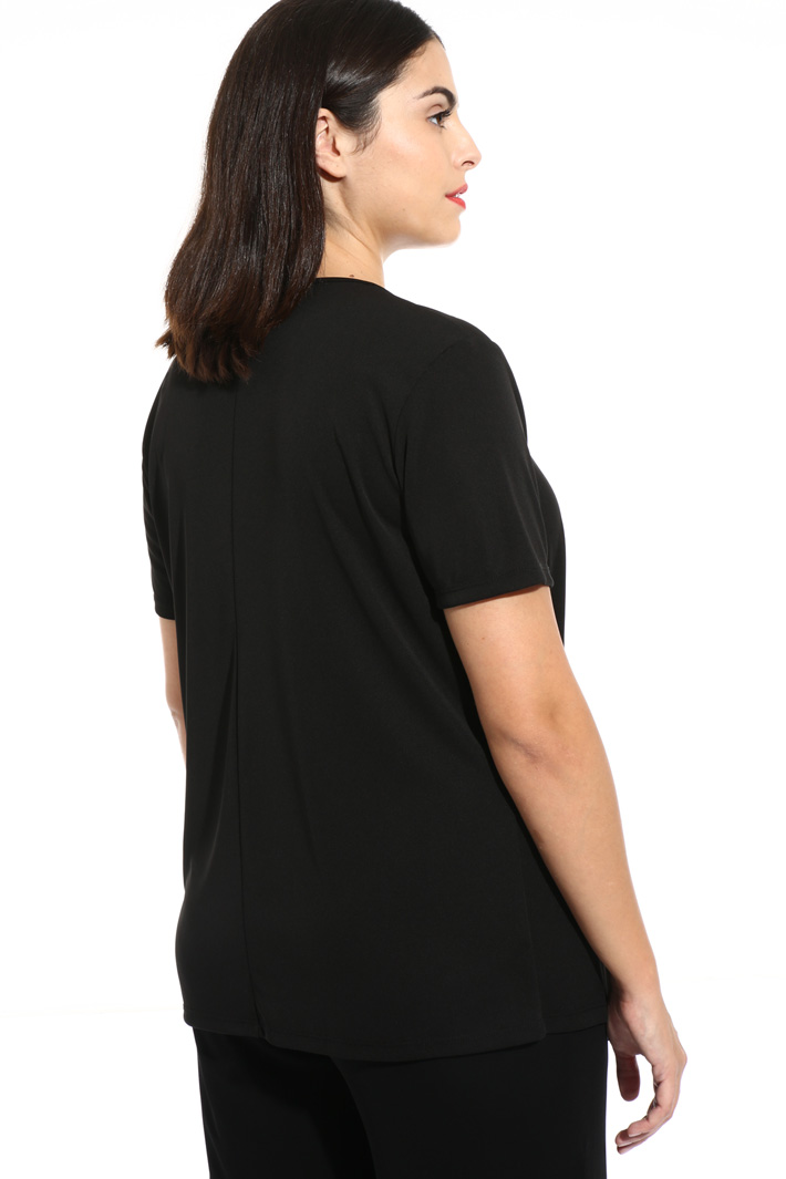 T-shirt con drappeggio Fashion Market T-shirt con drappeggio Fashion Market