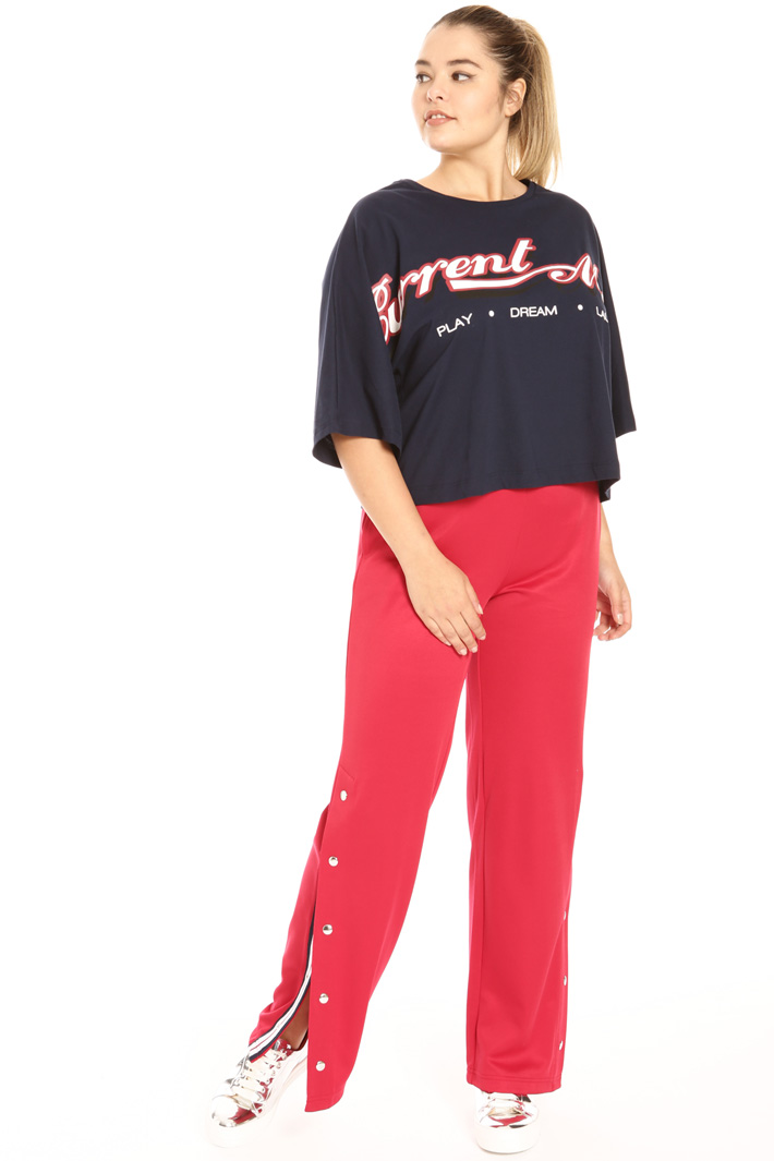 T-shirt cropped in jersey Fashion Market T-shirt cropped in jersey Fashion Market