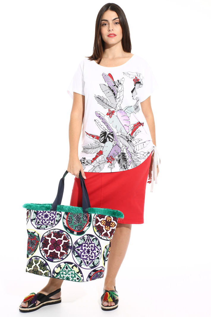 Maxi t-shirt in puro cotone Fashion Market Maxi t-shirt in puro cotone Fashion Market