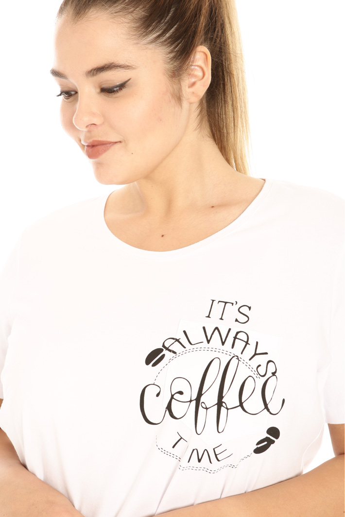 T-shirt in jersey di cotone Fashion Market T-shirt in jersey di cotone Fashion Market