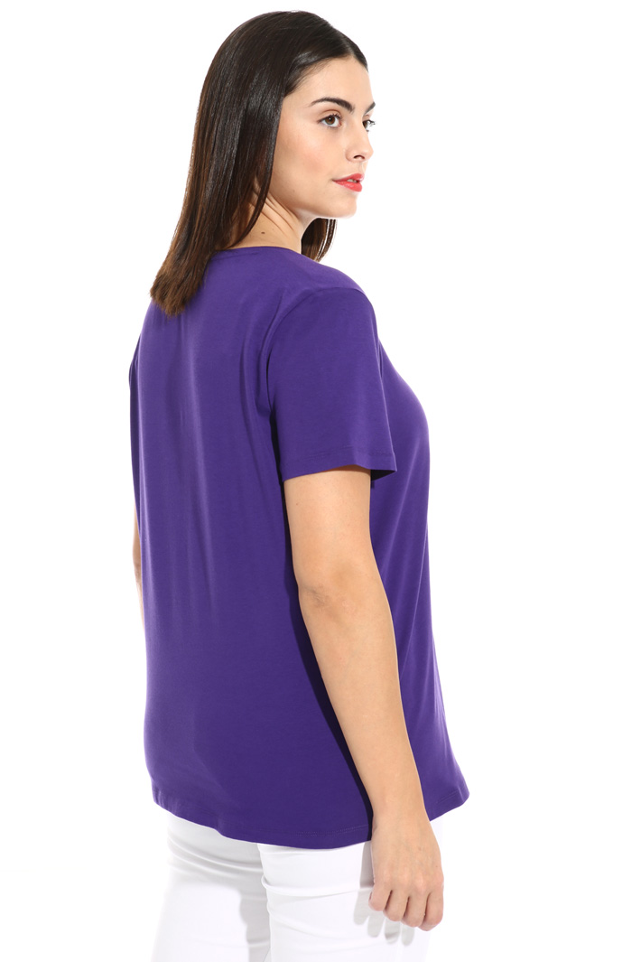 T-shirt in jersey di cotone T-shirt in jersey di cotone