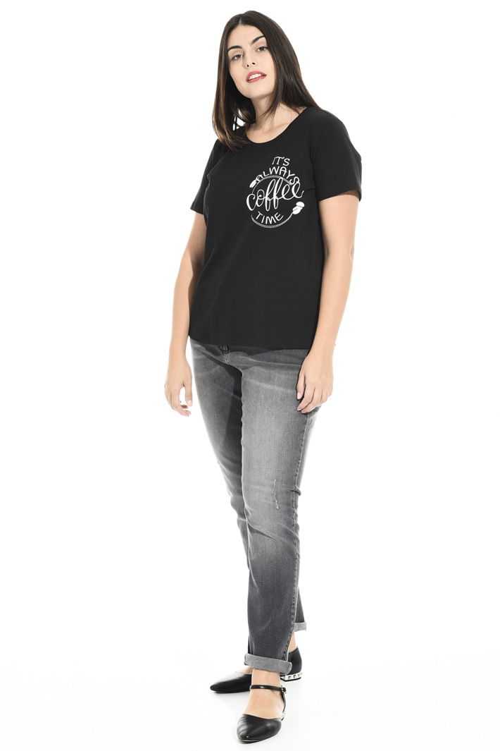 T-shirt in jersey di cotone T-shirt in jersey di cotone