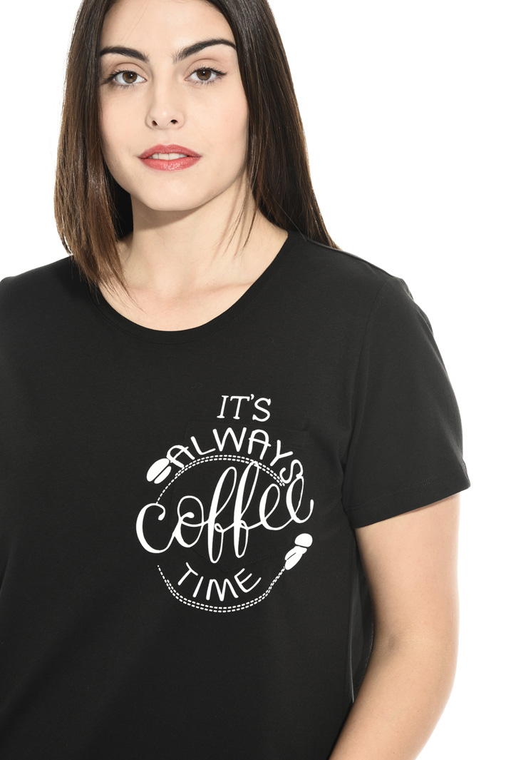 T-shirt in jersey di cotone T-shirt in jersey di cotone