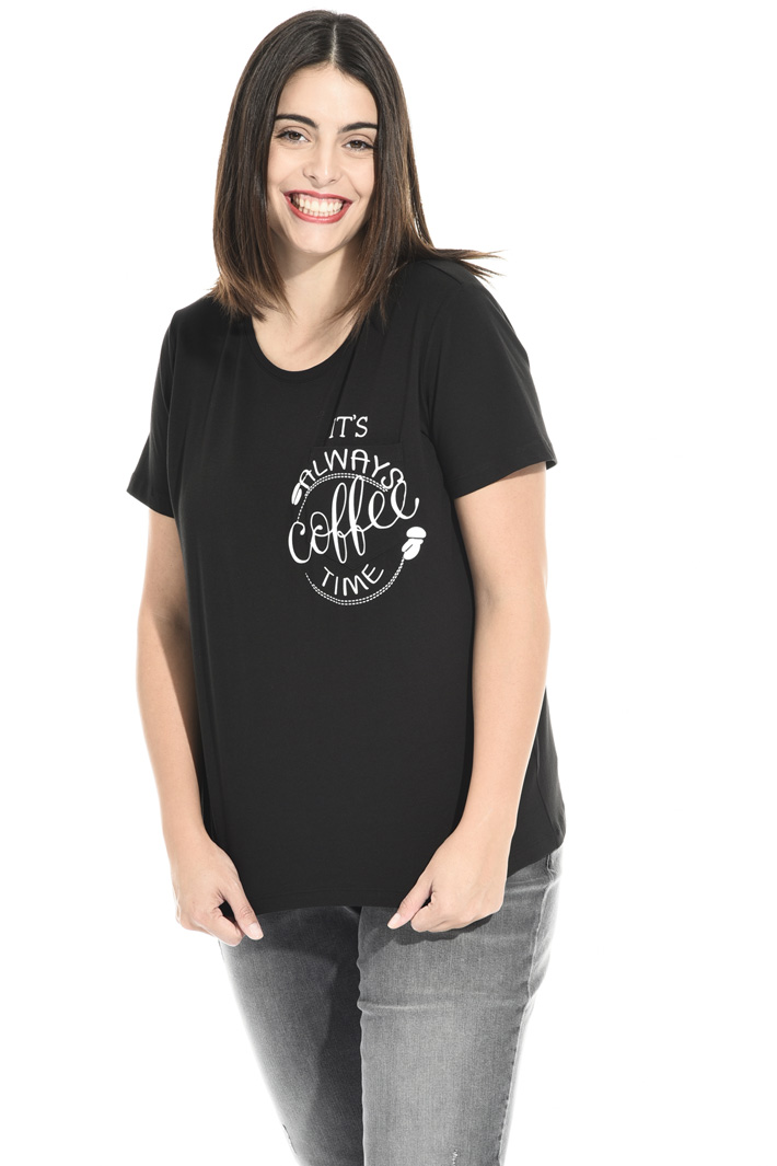 T-shirt in jersey di cotone T-shirt in jersey di cotone