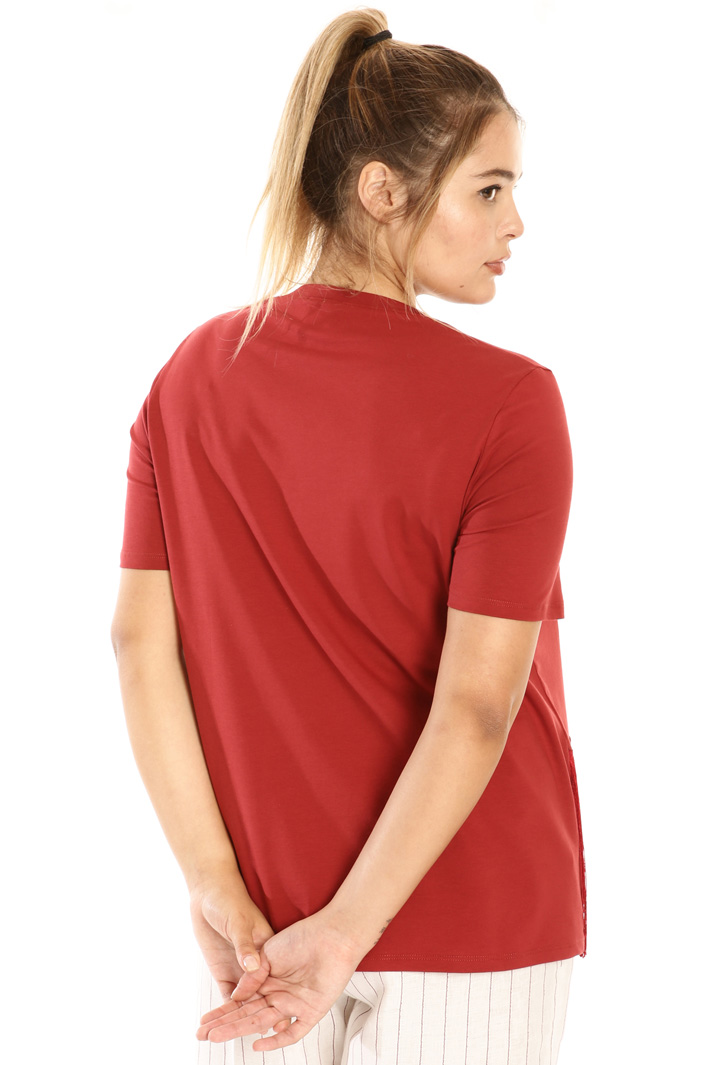 T-shirt in jersey con frange Fashion Market T-shirt in jersey con frange Fashion Market