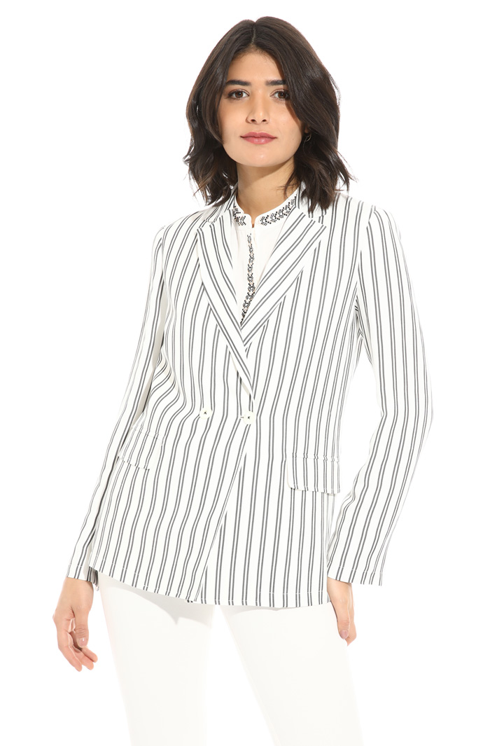 Blazer in twill di misto lino Fashion Market Blazer in twill di misto lino Fashion Market