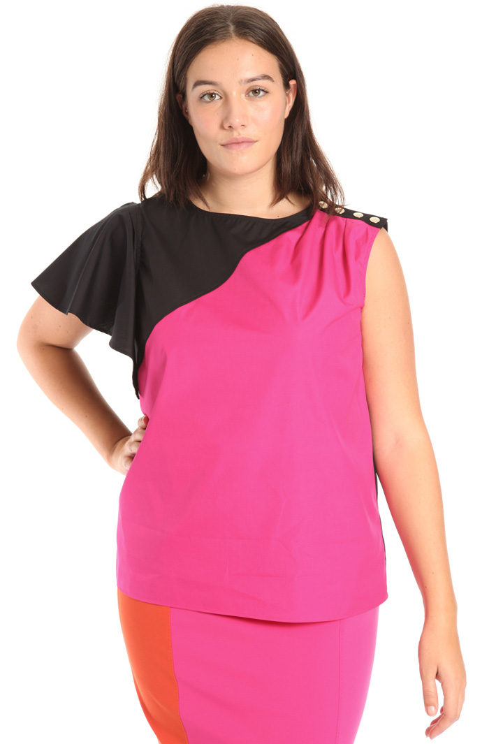 Casacca in popeline di cotone Fashion Market Casacca in popeline di cotone Fashion Market