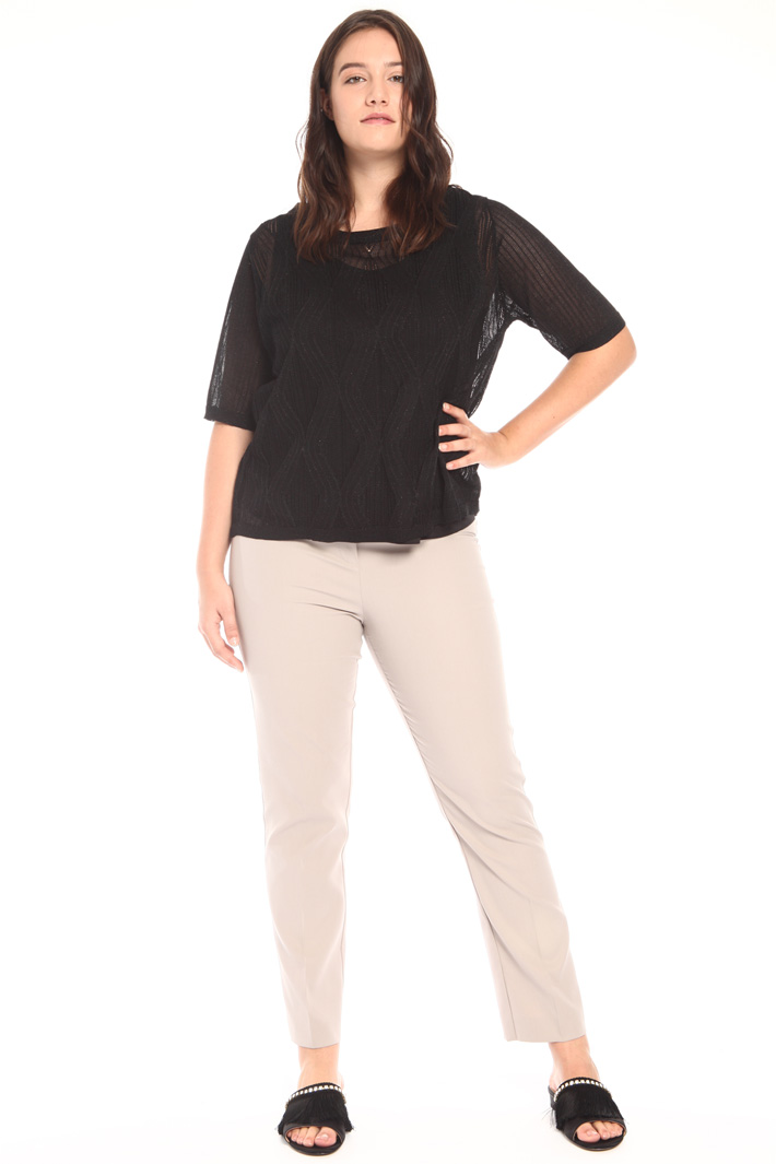 Pantaloni in cotone crêpe Fashion Market Pantaloni in cotone crêpe Fashion Market