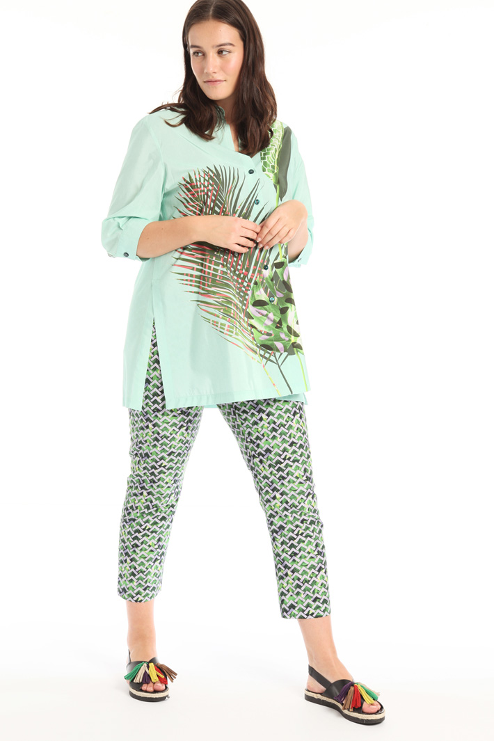 Casacca in tela di cotone Fashion Market Casacca in tela di cotone Fashion Market